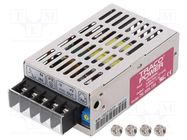 Power supply: switching; for building in,modular; 25W; 15VDC TRACO POWER