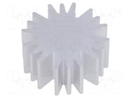 Heatsink; LED; Ø: 20mm; H: 10mm; 6.3K/W FISCHER ELEKTRONIK