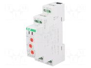 Timer; 0,1s÷24days; DPDT; 12VAC; 12VDC; PCS; for DIN rail mounting F&F