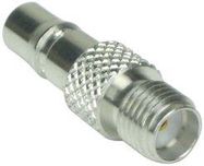 ADAPTER, COAXIAL, QMA JACK-SMA JACK, 50 OHM