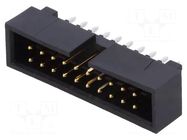 Connector: pin strips; socket; male; 2.54mm; PIN: 20; THT; 2x10 MOLEX