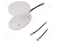 Antenna; GPS,GSM; 2dBi; linear,RHCP; screw; 50Ω; 80x76x110mm; RG174 SR PASSIVES