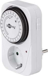 Analogue Timer, white - Easy-to-use analogue time switch