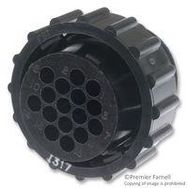 CIRCULAR CONNECTOR HOUSING, PLUG, 16 POSITION, CABLE