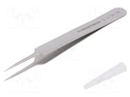 Tweezers; 110mm; SMD; Blades: narrow; Type of tweezers: straight LINDSTRÖM