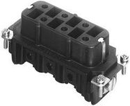 RECTANGULAR INSERT, RECEPTACLE, 6+GND, SCREW