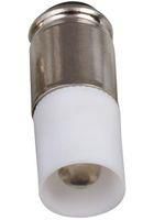 LED BULB, MIDGET GROOVE, WHITE, T-1 3/4