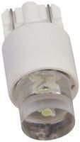 LED BULB, WEDGE, RED, T-1 3/4