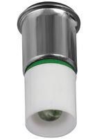 LED BULB, MIDGET FLANGE, GREEN, T-1 3/4