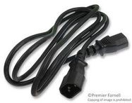 POWER CORD, IEC320C-13/14, 6FT, 10A, BLACK