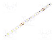 LED tape; white warm; 5630; 24V; LED/m: 60; 12mm; white PCB; IP20 WISVA OPTOELECTRONICS