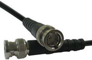 COAXIAL CABLE ASSEMBLY, RG59, 12IN, BLACK