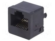 Connector: RJ45; socket; PIN: 8; unshielded,low profile; 8p8c; THT MOLEX