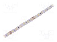 LED tape; white neutral; 5630; LED/m: 60; 12mm; white PCB; IP65 WISVA OPTOELECTRONICS