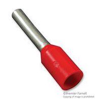 TERMINAL, FERRULE, 8 X 1.5MM, RED