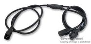 POWER CORD IEC60320C-13/14, 6FT, 10A BLACK