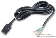 POWER CORD, IEC60320C-13, 9.8FT, 13A BLACK