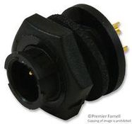 CIRCULAR CONNECTOR PLUG, SIZE 20, 3 POSITION, PANEL