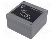 RFID reader; 10÷24V; UNIQUE; HTTP,Modbus RTU,Modbus TCP,SNMP 