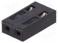 Connector: wire-board; plug; female; C-Grid; 2.54mm; PIN: 2 MOLEX