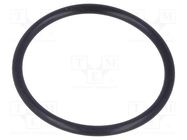 O-ring gasket; NBR caoutchouc; Thk: 2mm; Øint: 26mm; PG21; black 