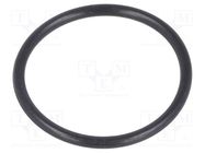 O-ring gasket; NBR caoutchouc; Thk: 1.5mm; Øint: 18mm; PG16; black HUMMEL