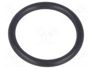 O-ring gasket; NBR caoutchouc; Thk: 1.5mm; Øint: 12mm; PG9; black HUMMEL