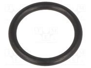 O-ring gasket; NBR caoutchouc; Thk: 1.5mm; Øint: 10mm; PG7; black 