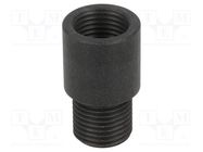 Thread adapter; Int.thread: PG9; Ext.thread: M16; polypropylene HUMMEL