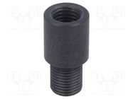 Thread adapter; Int.thread: M12; Ext.thread: PG7; polypropylene HUMMEL