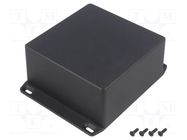 Enclosure: multipurpose; X: 120mm; Y: 120mm; Z: 58mm; 1590W; black HAMMOND