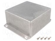 Enclosure: multipurpose; X: 120mm; Y: 120mm; Z: 58mm; 1590W; natural HAMMOND