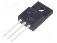 Transistor: N-MOSFET; unipolar; 600V; 6.4A; TO220F ALPHA & OMEGA SEMICONDUCTOR