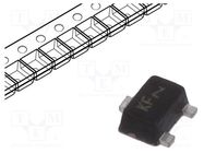 Transistor: N-MOSFET; unipolar; 20V; 0.25A; 0.15W; SOT723 