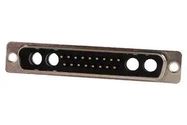 CONNECTOR, D SUB COMBO, RECEPTACLE, 21 POSITION
