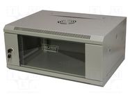 Enclosure: RACK cabinet; Standard: 19"; 4U; grey; Y: 600mm; X: 279mm DIGITUS