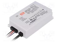 Power supply: switching; LED; 65W; 34÷46VDC; 1400mA; 180÷295VAC MEAN WELL