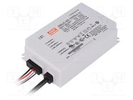 Power supply: switching; LED; 65W; 46÷62VDC; 1050mA; 180÷295VAC 