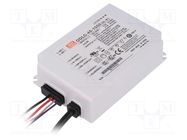 Power supply: switching; LED; 45W; 26÷43VDC; 1050mA; 90÷295VAC MEAN WELL