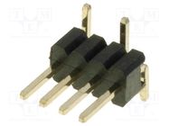 Connector: pin strips; pin header; male; PIN: 4; vertical; 1.27mm 