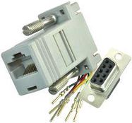 MOD ADAPTER KIT, DB9 RECEPTACLE-RJ45 JACK