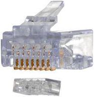 MODULAR PLUG, CAT5E, RJ45, PLUG, 8 POSITION, 8 CONTACT