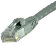 PATCH CABLE, CAT6, RJ45, 5FT, GREY