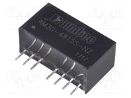 Converter: DC/DC; 3W; Uin: 36÷75V; Uout: 15VDC; Iout: 200mA; SIP8 AIMTEC