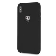 Ferrari Hardcase FEOSIHCI65BK iPhone Xs Max black/black Silicone Off track, Ferrari