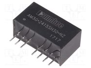 Converter: DC/DC; 3W; Uin: 18÷36V; Uout: 15VDC; Iout: 200mA; SIP8 AIMTEC