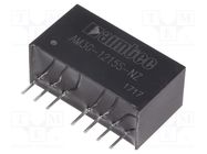 Converter: DC/DC; 3W; Uin: 9÷18V; Uout: 15VDC; Iout: 200mA; SIP8 AIMTEC