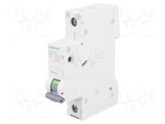 Circuit breaker; 230VAC; Inom: 2A; Poles: 1; for DIN rail mounting SIEMENS