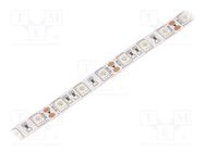 LED tape; yellow; 5050; LED/m: 60; 10mm; white PCB; IP20; 14.4W/m WISVA OPTOELECTRONICS