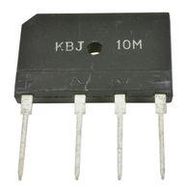 BRIDGE RECTIFIER, SINGLE PHASE, 10A, 1KV, KBJ